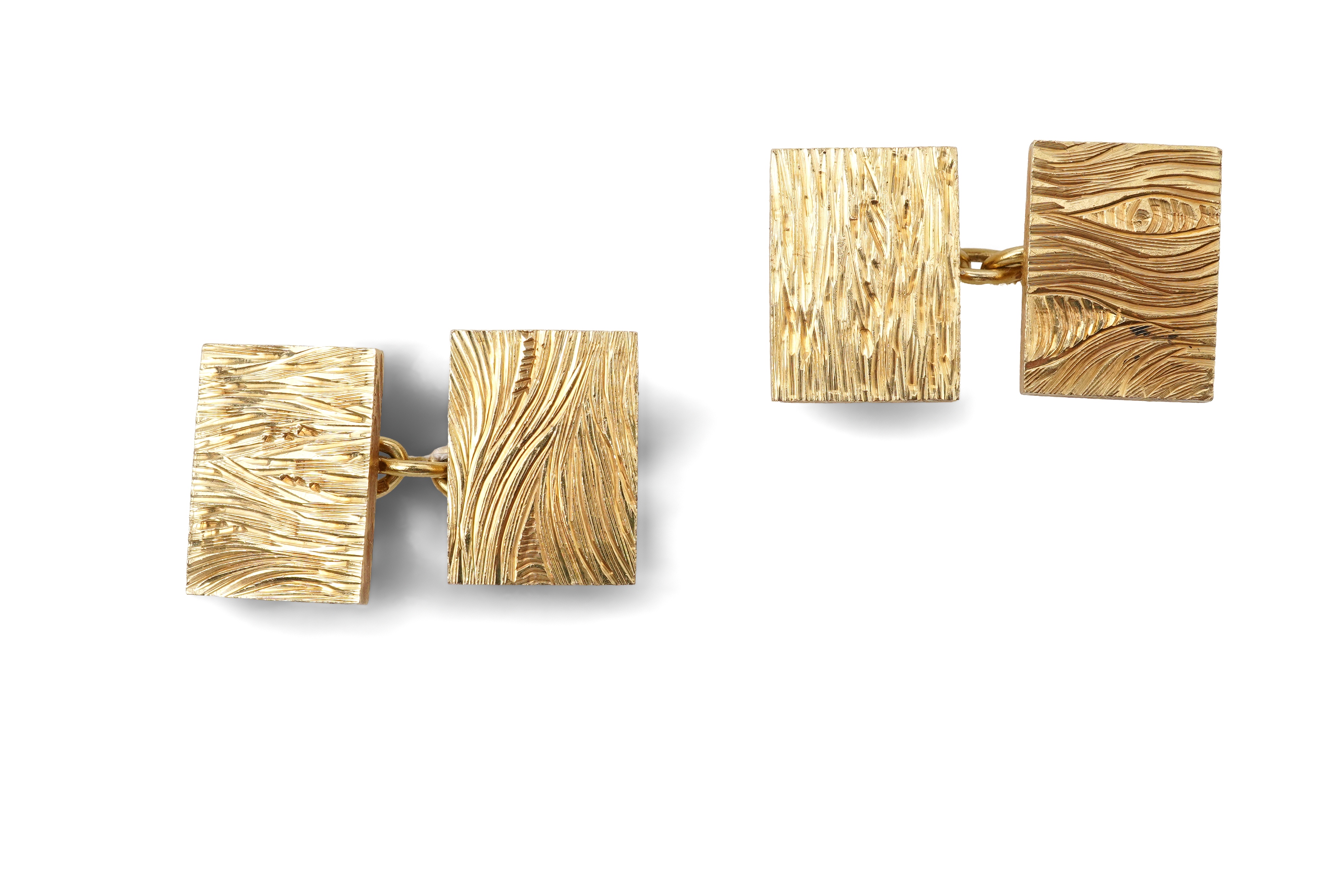 Boucheron, a pair of gold cufflinks, circa 1964